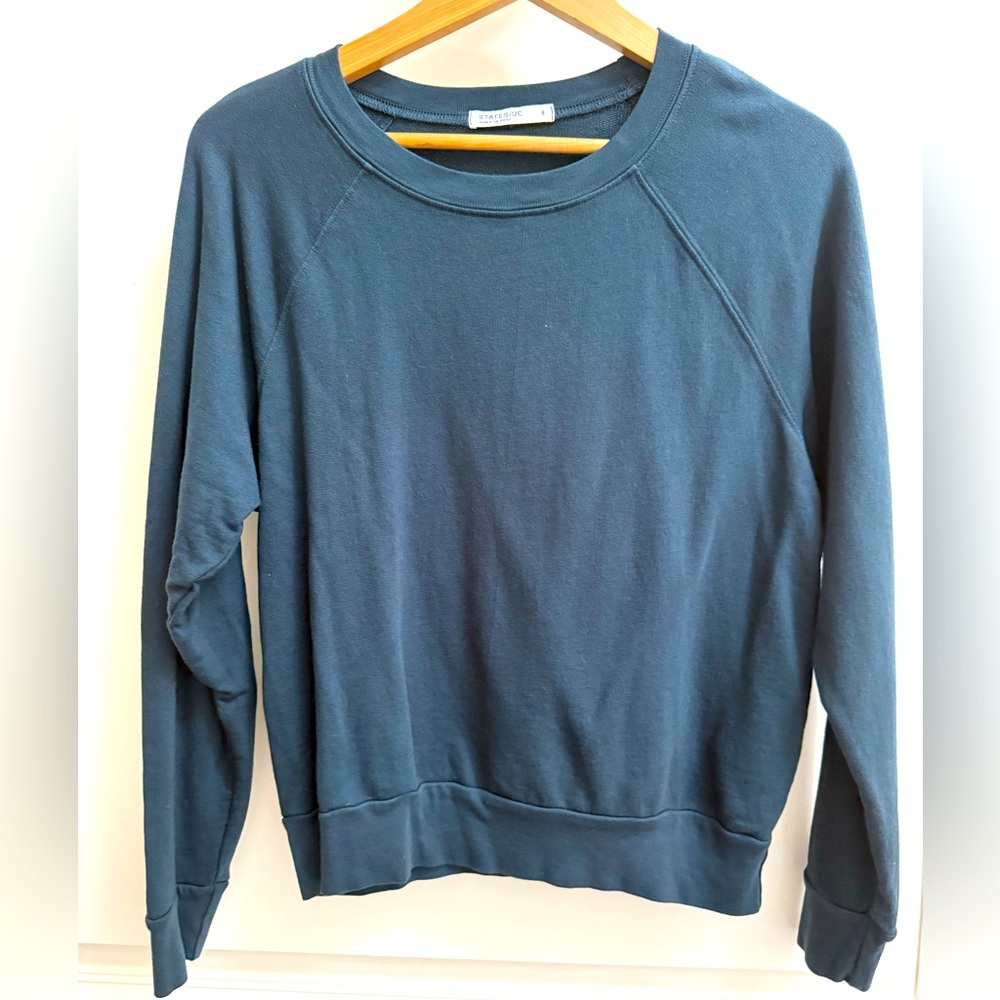 Stateside Crewneck Sweatshirt Blue/Dark Teal